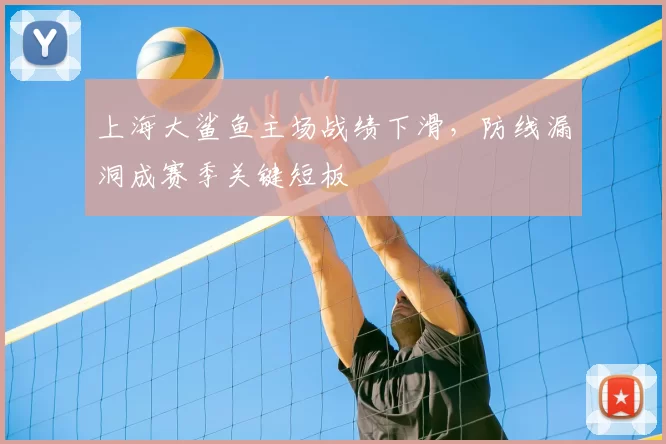 上海大鲨鱼主场战绩下滑，防线漏洞成赛季关键短板